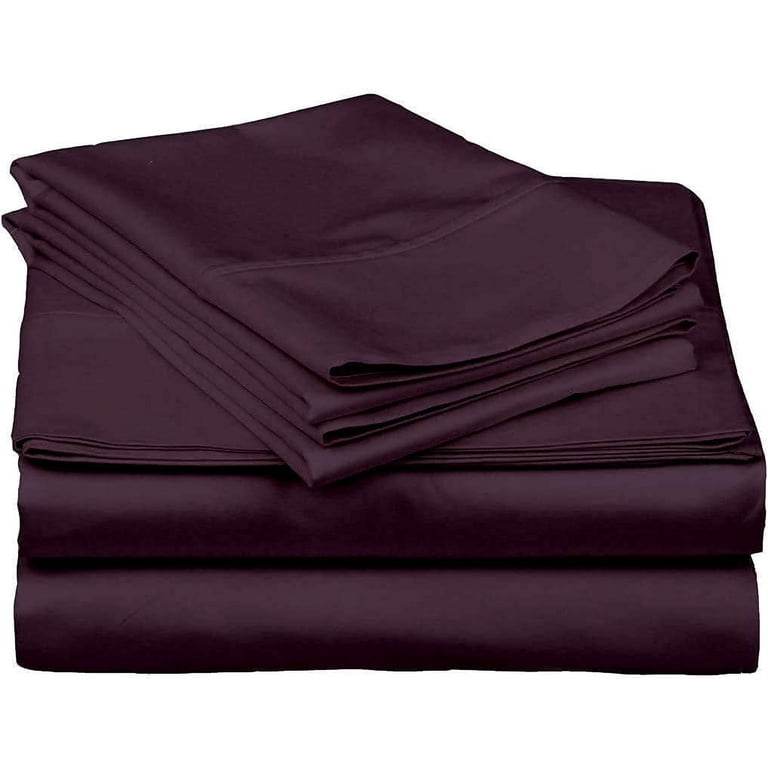 Carressa Linen King Fitted Sheet - 100% Egyptian Cotton, 800 Thread Count, Deep Pocket Fits Mattress Up To 18"