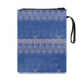 thumbnail image 2 of HELLHERO Book Sleeve Protector with Pocket Book Protection Polyester Fabric Book Cover Carrying Case for Reader Hardcover Notebook Journal Textbooks Paperbacks 11.42 x 8.66 Inch Snowflake, 2 of 8