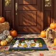 thumbnail image 6 of Halloween Ghost Door Mat 35.4 x 23.6 in, Washable Non Slip Crystal Velvet Rug, for Entryway Kitchen Bathroom and Halloween Decorations Outdoor, 6 of 6
