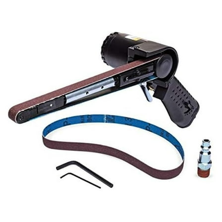 DyGTyX 1/2 in. X 18 in. Professional Mini Belt Sander File Small Mini Air Operated Bandfile Sanding Grinder
