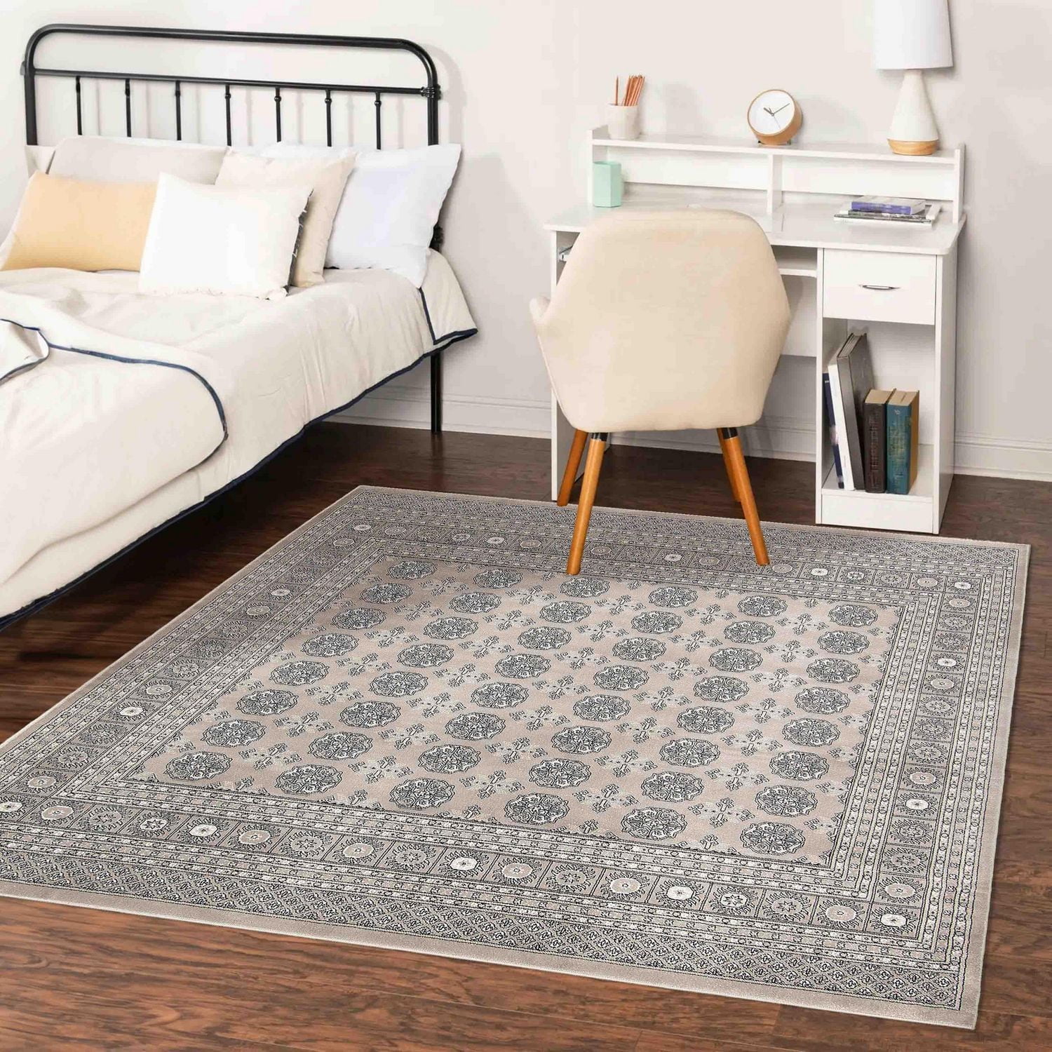 ECARPET Bokhara Oriental Area Rug for Living Room