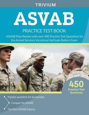Asvab Practice Test Book Asvab Prep Review With Over 400