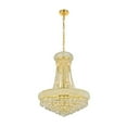 thumbnail image 3 of 1800 Primo Collection Hanging Fixture D24in H32in Lt:14 Gold Finish (Royal Cut Crystals), 3 of 7