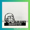 thumbnail image 3 of Handmadetneonsign Barrister Metal Nameplate, Barrister Career Desk Nameplate, Desk Name Plate Decor 47265, 3 of 5