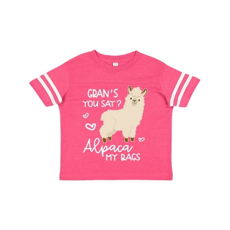 

Inktastic Gran s You Say Alpaca My Bags Gift Toddler Boy or Toddler Girl T-Shirt