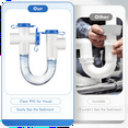 thumbnail image 2 of 3/4 Inch Condensate Collector, PVC U-Shaped Collector for HVAC Air Conditioners, Effectively Drains Condensation Water, 2 of 5