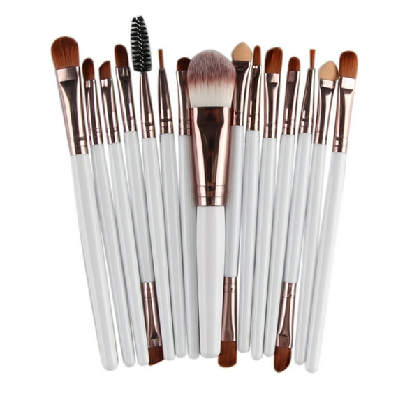 15pcs Makeup Brush Set tools Make-up Toiletry Kit Wool Make Up Brush Set