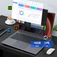 thumbnail image 7 of Laptop ,Gaming Laptop 15.6 FHD , AMD Ryzen 7 5825U, 16GB RAM, 1TB SSD, Windows 11PRO, Graphite, Backlit KB, Gray, 7 of 7