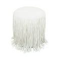 thumbnail image 5 of TOV Furniture Shag Me Ivory Performance Vegan Leather Ottoman, 5 of 6