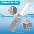 thumbnail image 3 of Natural Abrasive Power Volcanic Rock Pumice Stone For Wide Application, No Scratch Cleaning Extra Long Handle Delicate And Strong High Density Pumice Stone Toilet Cleaning (8 Pack), 3 of 7