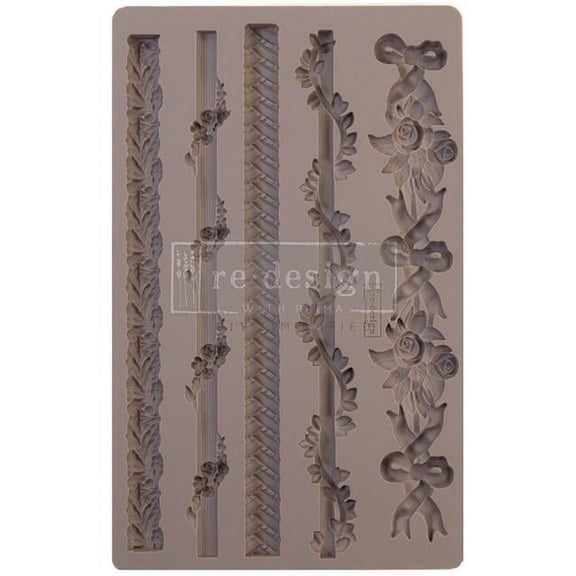 Prima Marketing Re-Design Mould 5"X8"X8mm-Sicilian Borders
