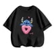 thumbnail image 5 of Camiseta divertida de dibujos animados Kawaii Lilo Stitch, camiseta para niños, camiseta de Stitch, linda camiseta de manga, camiseta gráfica Y2k, camisetas de calle, camisetas para mujer, 5 of 5