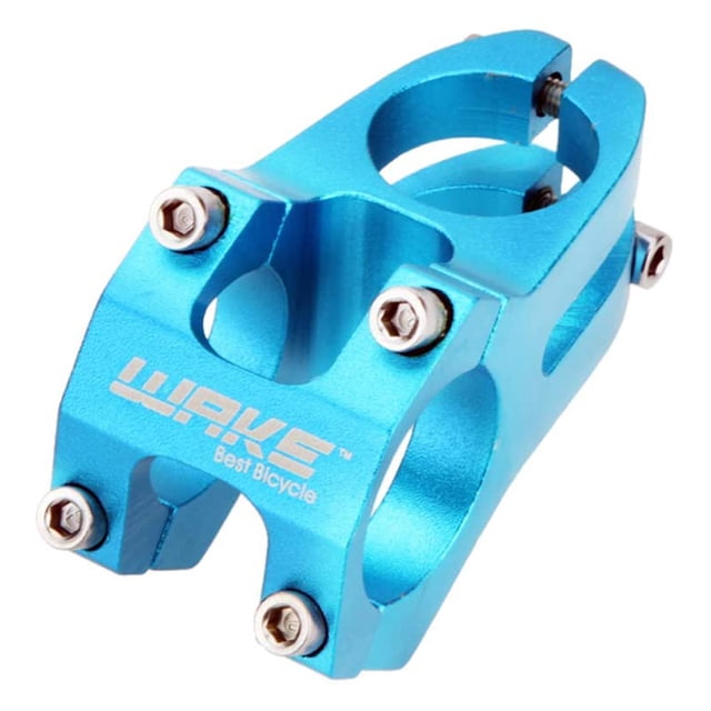 Vástago de bicicleta Lixada Vástago de Manilar de Bicicleta Ciclismo MTB Bici de Montaña Aleación de Aluminio 31.8mm (Azul)