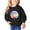 Black, variant on Odeerbi Toddler Girls Crewneck Sweatshirts Pullover Sweatshirts Children's Fall Winter Sweatshirt Heart Print Long Sleeve Sweater Top Black