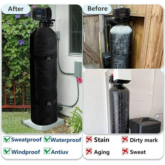 Heavy Duty Water Softener Tank Jacket, Insulated Water Softener Tank Cover