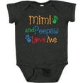 thumbnail image 3 of Inktastic Mimi and Peepaw Love Me Boys or Girls Baby Bodysuit, 3 of 5