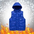 thumbnail image 2 of Shadoumai Womens Puffer Vest Sleeveless Hooded Zip Up Jacket Casual Quilted Winter Coat Stand Collar Gilet Jacket with Pockets, 2 of 6