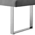 thumbnail image 6 of Inspired Home Kevin Velvet Backless Bedroom Bench, 6 of 10