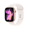 thumbnail image 1 of Apple Watch Series 11 GPS 46mm Rose Gold Aluminium Case with Light Blush Sport Band - M/L, 1 of 5