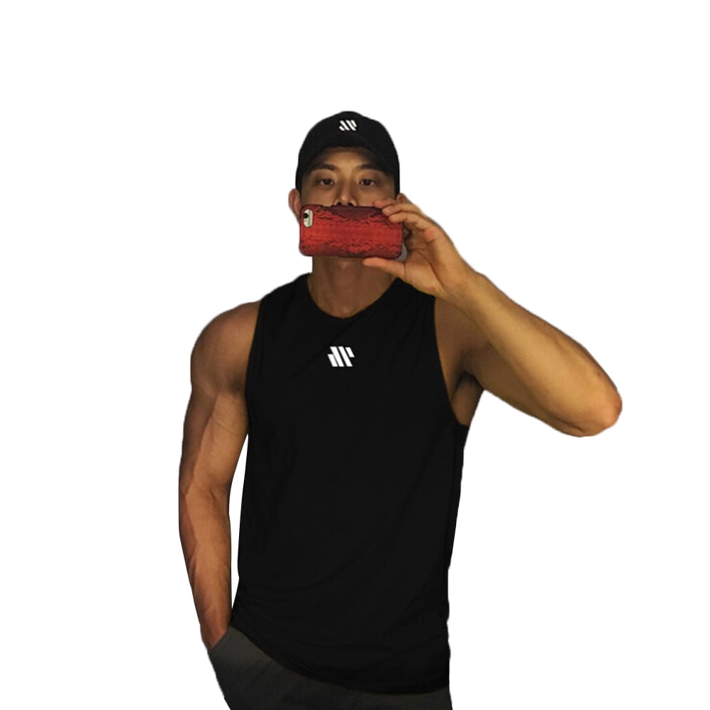 Fortune Men Quick Dry Running Vest Street Style Tank Tops Fitness Undershirt