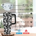 thumbnail image 4 of 30oz Skull Tumbler with Handle Lid and Straw, Goth Halloween Decor Stuff for Women,Goth Halloween Decor Witch Skull Stuff, 4 of 6