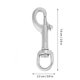 thumbnail image 4 of Clips de buceo, acero inoxidable Ojo giratorio Broche de presión Gancho de inmersión Solo extremo Giratorio Ojo de gancho Gancho Hebilla Clip de perro para buceo submarino(7.5 * 2.3 cm Plata) EOTVIA NO, 4 of 5