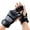 Black2, variant on 1 Pair Half-Finger Boxing Fight Gloves for Grappling, Kickboxing, Muay Thai, Light Sparring, Youth Self-Defense, Heavy Bag Workouts