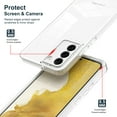 thumbnail image 5 of SaniMore for Samsung Galaxy S23 Case Slim Transparent [Never-Yellowing], Rugged PC & TPU Bumpers Cover Built-in Detachable Lens Protector Shockproof Protective Shell, White, 5 of 8