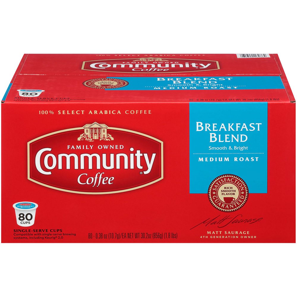 Product of Community Coffee, Breakfast Blend (80 KCups) [Bulk