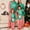 Green, variant on RKSTN Christmas Pajamas for Family Fashion Long Sleeves Tops and Pants Sleepwear for Dad / Mom/ Kids Cute Elk Snow Printed Matching Pajamas Set(Dad)