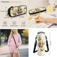 thumbnail image 7 of Pzuqiu Cute Bee School Backpack for Girls Kids Backpacks for Girls Backpack Lunch Box with Pencil Bag Water Bottle Holder, 17 Inch Travel Daypack Camping School Bag 4pcs, 7 of 7