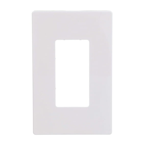 EATON PJS26W Arrow Hart Pjs26 Decorative Screw less Wall Plate, 1 Gang, 3.13 In L X .5 In W X 4.88 In H, White