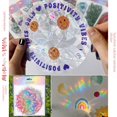 thumbnail image 3 of Adhesivo para ventana con forma de arcoíris y atrapasueños, sin pegamento, de PVC, con forma de mariposa, electrostático, colorido, anticolisión, 3 of 6