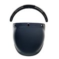 thumbnail image 2 of 3 Snaps Bubble Helmet Face Shield Replacmenet Retro Bubble Visor Sunshield Windproof Open Face Visera Para Casco, 2 of 2