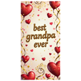 thumbnail image 5 of LUUFILx Best Grandpa Ever Backdrop Banner Grandfather Day Party Decorations Heart Design Background for Birthday Celebration Event Photography Props, 5 of 8