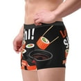 thumbnail image 3 of Kdxio Men's Boxer Briefs with Sushi Print - Comfortable and Breathable Underwear for Everyday Wear, 3 of 7