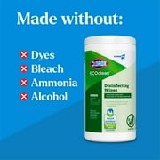 Cloroxsale CLO60605CT 8 x 7 Ecoclean Disinfecting Wipes, White