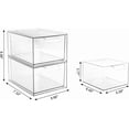 thumbnail image 2 of Stackable Laundry Pods Container and Dryer Sheet Holder, Dishwasher Pods Container, Laundry Room Organization and Storage, Plastic Dryer Sheet Dispenser Box, 2 Pack, 2 of 5