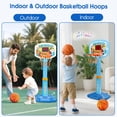 thumbnail image 2 of Aro de baloncesto ajustable para niños pequeños LACCHOUFEE con marcador LED, 2 of 8