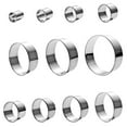 thumbnail image 3 of SHISUYAN Stainless Steel Cake Mold for Baking Use Silver Color Smooth Edges Excellent Texture 4 Inches, 3 of 9