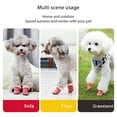 thumbnail image 3 of 4pcs Pet Dog Cat Shoes,Dog Boots,Warm Winter Puppy Cat Rain Snow Footwear Booties, 3 of 7