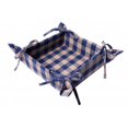 thumbnail image 1 of 5.5 x 5.5 in. Bread Basket, Navy Check, 1 of 1