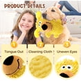 thumbnail image 4 of Squeaky Dog Plush Toy, Interactive Chew Toy for Puppies & Small to Large Dogs (Blue), 4 of 7