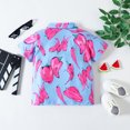 thumbnail image 5 of KaLI_store Cute Summer Tops Boys Girls Cotton V-Neck Tshirts Short Sleeve Tees for Kids Blue,12-18 Months, 5 of 5