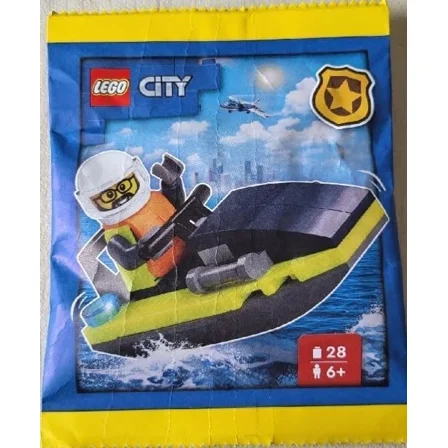 LEGO City: Police Officer Minifigure with Jet Ski