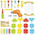 thumbnail image 5 of HANMUN Building Toys For 3 Year Old Boys, Kids Tool Set Building Blocks For Kids Ages 4-8, 3D Puzzles STEM Toys Play Electric Drill Take Apart Toy DIY 250+ Pcs Tool Box For Kids Girls, 5 of 9