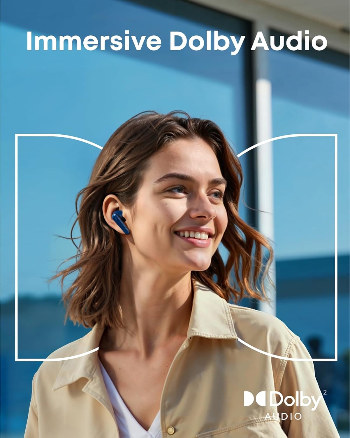Soundcore Liberty 5 Noise-Cancelling Wireless Earbuds, Adaptive ANC, 2x Voice Reduction, 6-Mic AI Clear Calls, Dolby Audio, Fast Charging