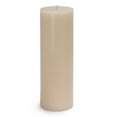 thumbnail image 1 of CPZ-094-0 3 x 9 in. Pale Pillar Candle, Ivory, 1 of 1