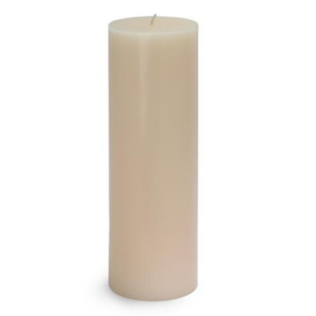 CPZ-094-0 3 x 9 in. Pale Pillar Candle, Ivory