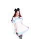 thumbnail image 3 of Guardurnaity Disfraz fácil de usar, cómodo y elegante, disfraz de mucama de Lolita, Cosplay Disfraces de disfraces azul METRO, 3 of 6